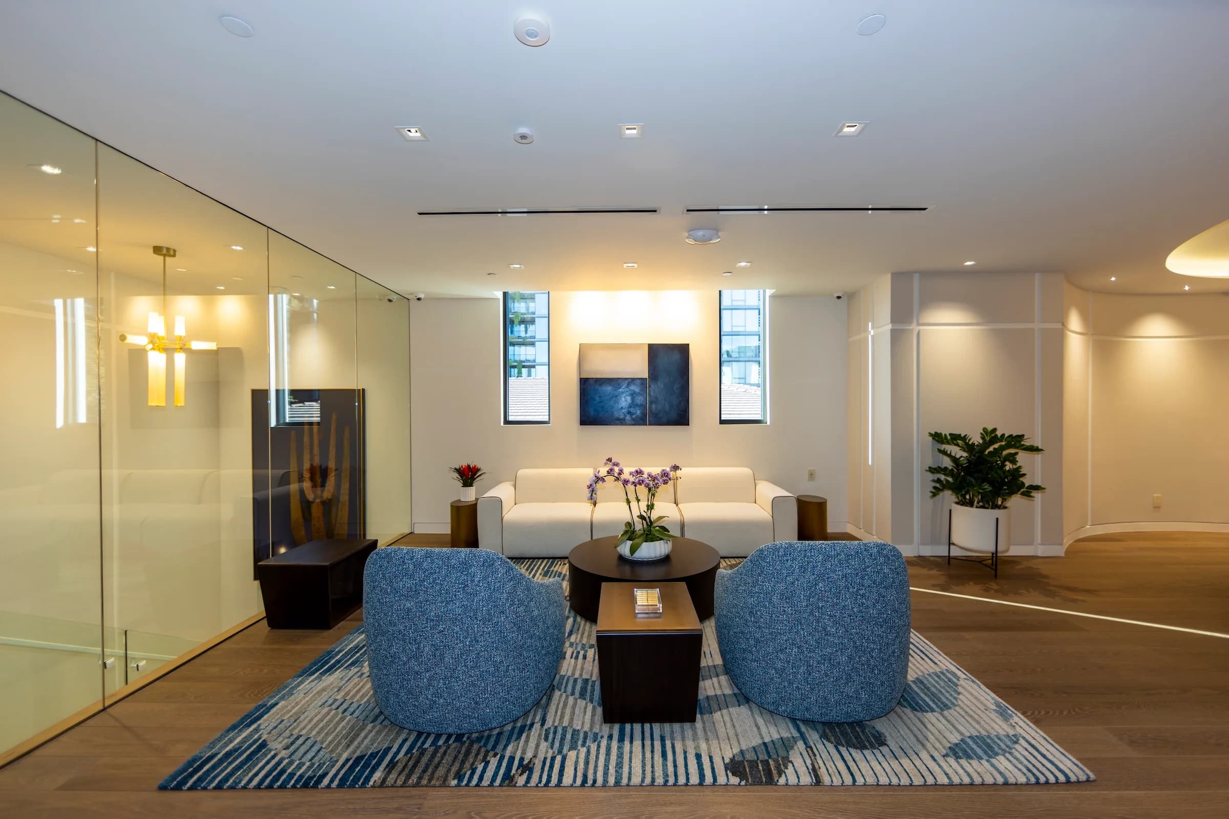 Hamra Jewelers interior lounge — interior design by Upward Architects